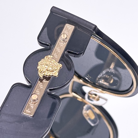 NEW VERSACE VE2234 1002/87 SUNGLASSES VERSACE VE 2234 GREY NEW VERSACE MOD 2234 - Picture 9 of 11